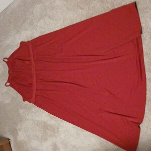 SHEIN Chic Red Midi Dress